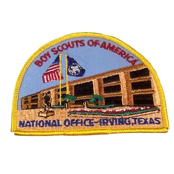 Vintage Boy Scouts Of America National Office Irving Texas Patch BSA Badge - Picture 1 of 8